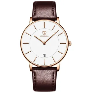 BEN NEVIS Herren-Armbanduhr Analog Quarzuhr mit Lederarmband Klassisch | Klassische Mode Uhr mit Datumsanzeiger, wasserdichtem Design und Leder Armband für Herren