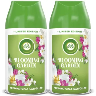 Airwick Air Wick Freshmatic Max DUO 2x 250 ml Nachfüller Doppelpack, Blooming Garden