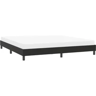 vidaXL Bettgestell ohne Matratze Schwarz 200x220 cm Samt - Schwarz
