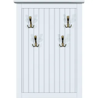 OTTO home Garderobenpaneel Juventus 80 x 120 x 6 cm Weiß