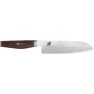 MIYABI 6000MCT Santokumesser 18 cm Braun/Silber