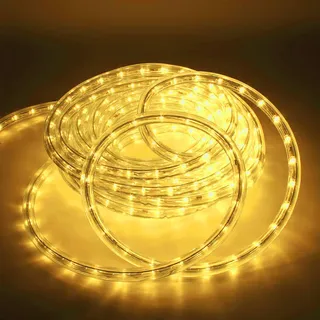 kefflum 12Meter LED Lichterschlauch Außen,Led Schlauch, Lichterkette Licht Leiste 432 LEDs Wasserfest Schlauch Innen und Außen für Weihnachten,Zaun,Dach,Dekoration Beleuchtung IP65 Warmweiß