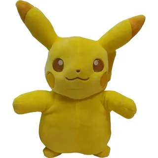 Pokemon Monochrom Plüschfigur (20cm)  Pikachu Glumanda Schiggy Bisasam Pikachu - Gelb