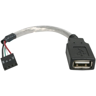 StarTech.com 15 cm USB 2.0 Kabel - USB A-Buchse auf USB Mainboard 4pin Header - Buchse/Buchse - USB Pinheader Kabel 4-polig