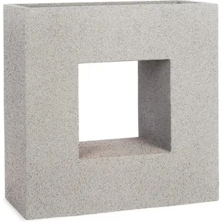 Pflanzwerk Hochbeet Pflanzkübel Vista Premium Frostbeständig 66 cm Grau