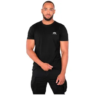 Alpha Industries Basic T Small Logo T-Shirt für Herren Black
