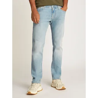 Tommy Jeans Slim-fit-Jeans »SCANTON SLIM«, mit Logoprägung, blau