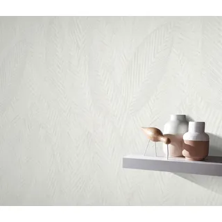 Vliestapete ERISMANN "Vliestapete Retreat", beige (creme), B:0,53m H:0,09m L:10,05m, Vlies, Tapeten, Vliestapete, Phthalate frei