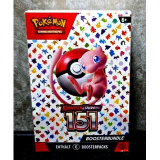 Pokémon Karmesin & Purpur 151 - Boosterbundle - Neu & OVP