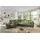 Sofa MADELINE Ecksofa Cord olivgrün Recamiere links - Grün