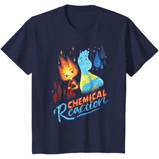 Disney and Pixar’s Elemental Chemical Reaction Ember & Wade T-Shirt