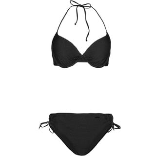 Protest Damen Bulb Ccup Bikini, True Black, XS