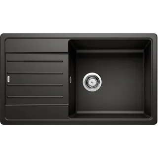 Blanco Legra XL 6 S links Einbau Silgranit schwarz Handbetätigung 860 x 500 mm