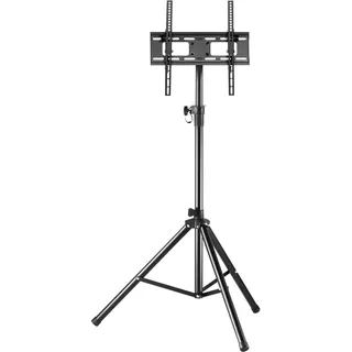 Ricoo TV Boden-Ständer Fernseher Halterung Höhenverstellbar Neigbar für 32-55 Zoll Tripod Stativ Fernsehhalterung FS0844 Dreifuß Fernseh-Stand Standfuß Smart Bildschirm bis 35 Kg & VESA 400x400