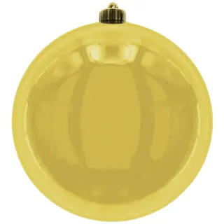 XXL-Weihnachtskugeln Christbaumkugeln für den Außenbereich, frostsicher und wetterfest (Kugel Ø 20 cm - 1 Stück, Gold)