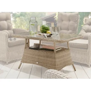 Destiny MERANO Gartentisch 120 x 66 x 77 cm braun
