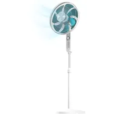 Cecotec Standventilator EnergySilence 610 Max Flow 70 W, 16 Zoll Durchmesser, 4 Geschwindigkeiten, 2-Stunden-Timer, 90o-Oszillation, Einstellbarer Neigungswinkel, Einstellbare Höhe