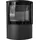 Bjorn Stahl Schwarz/Abdeckplatte Glas