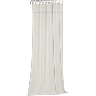 Vorhang WIRTH "Wiessee" Gr. 2, weiß, B:150cm H:145cm, Jacquard, Baumwolle, Leinen, Modal, Gardinen, Vorhang