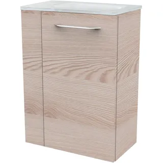 FACKELMANN Waschtisch »SBC«, bestehend aus Becken und Unterbau, Breite ca. 45 cm, braun