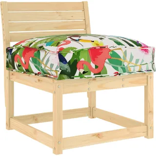 vidaXL Kissen Floral Mehrfarbig 50 x 50 x 12 cm Oxford-Stoff