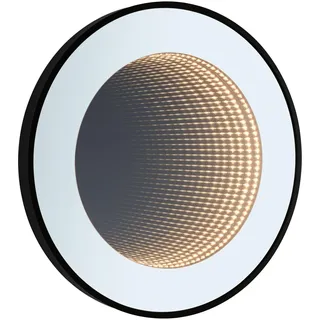 Paulmann 79561 LED Leuchtspiegel Miro IP44 Tunable White 70lm 230V 11,5W Spiegel, Schwarz matt