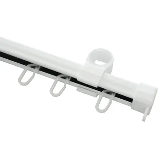 GARDINIA U-Laufschiene Weiß 190 cm