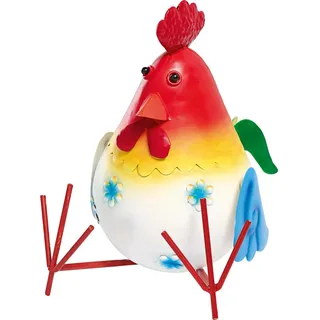 Deko-Figur Huhn Sitzend 21 cm x 16 cm x 21 cm Bunt