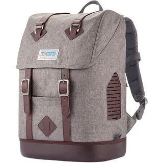 Kurgo Rucksack, Mit speziellem Hundefach, Atmungsaktives Netz und Wasserfester Boden, Für Haustiere bis 11 kg, Grau
