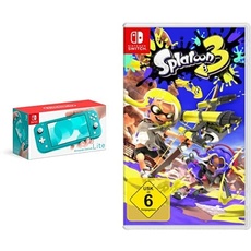 Nintendo Switch Lite Türkis-Blau + Splatoon 3 Switch