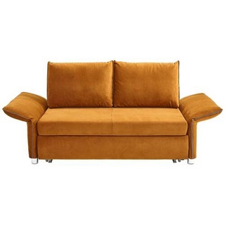 Livetastic Schlafsofa , Gelb , Textil , Füllung: Schaumstoff , 176-205x81-46x98 cm , Rücken echt , Wohnzimmer, Sofas & Couches, Schlafsofas, Sonstige Schlafsofas