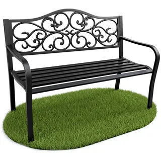 akord furniture factory Gartenbank 127 x 62 x 89 cm Schwarz