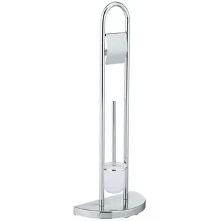 Wenko WC-Garnitur Raumwunder silber Metall, 1 St.