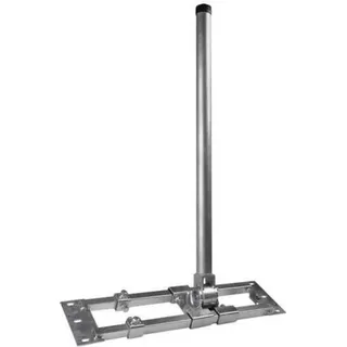 Dur-Line Dachsparrenhalter - DUR-line® Herkules S48/900 - über 1000Nm - Breite: 55 - 90 cm, Masthöhe: 90 cm, Ø: 48 mm, feuerverzinkt, Kabeldurchführung