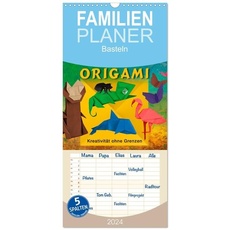 Familienplaner 2024 - ORIGAMI - Kreativität ohne Grenzen mit 5 Spalten (Wandkalender, 21 x 45 cm) CALVENDO