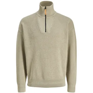 JACK & JONES Troyer »JCOOUTDOOR KNIT HALF ZIP HIGH NECK SN« Jack & Jones Crockery