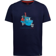 Bild Herren Klettershirt Ape T-Shirt blau, L