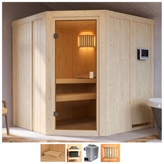 Bild Sauna »Hilda«, 4,5-kW-Ofen mit ext. Steuerung, beige