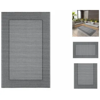 vidaXL Outdoor-Teppich Grau 160x230 cm PP