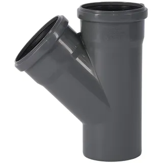 Ostendorf Einfachabzweiger DN 110/110 45 Grad Grau