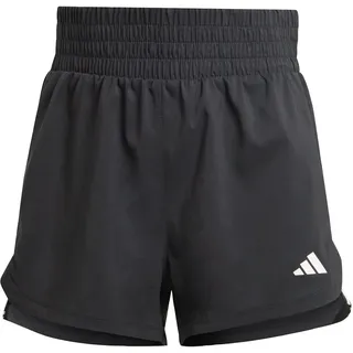 adidas Pacer Woven High-Rise Shorts 3\" Women (IT7760) black/white