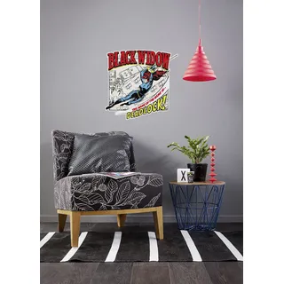 KOMAR Deko-Sticker Black Widow Classic 50 x 70 cm gerollt