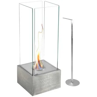 Kekai Kilimanjaro Ethanol-kamin - Clear / Inox