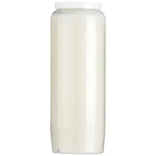 Hautekiet 7159276 Kerze, 9 Tage, Weiß, 6,8 x 20 cm, Weiß