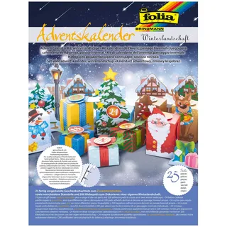 Folia Adventskalender Winterlandschaft 2021
