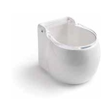 DonRegaloWeb Runde Salzstreuer aus Keramik mit Acryldeckel weiß 13 x 10 x 12 cm