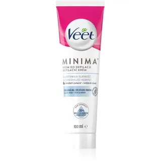 Veet Minima Sensitive Skin Enthaarungscreme für empfindliche Oberhaut Aloe Vera mit Vitamin E 100 ml