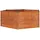 Hochbeet Rostig 129 x 129 x 45 cm Braun
