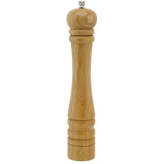 FACKELMANN FM Professional 22530 Pfeffermühle, Holz, schwarz, 32 cm, Pfeffermühle, Salz- und Pfefferstreuer, manuelle Pfeffermühle, Holz, Keramik, 32 cm