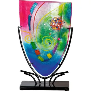 Casablanca by Gilde »Vase oval Cool blau; pink H. 49 cm«, bunt